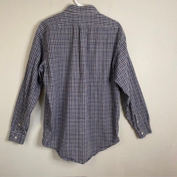 VTG Polo Ralph Lauren Blake Size XXL Men's Plaid Heavy Cotton Button Up Shirt - Picture 2 of 10